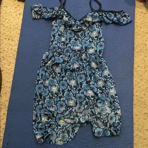 Cute blue off shoulder dress